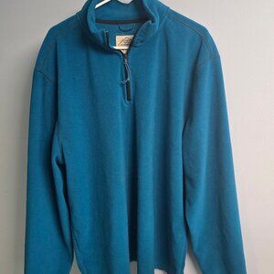 St John's Bay Teal XL 1/4 zip